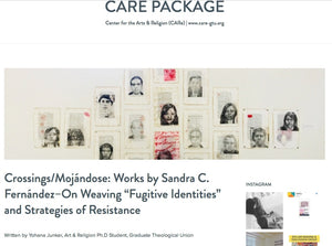 Crossings/Mojándose: Works by Sandra C. Fernández–On Weaving “Fugitive Identities” and Strategies of Resistance